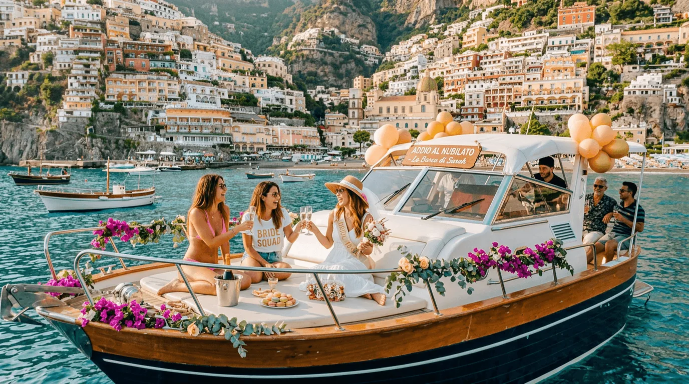 Addio al Nubilato/Celibato — festa in barca in Costiera Amalfitana con BoatVibe